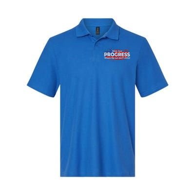 Stick Your PROGRESS Where The Sun Don't Shine Softstyle Adult Sport Polo