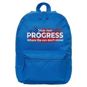 Stick Your PROGRESS Where The Sun Don't Shine 16 in Basic Backpack