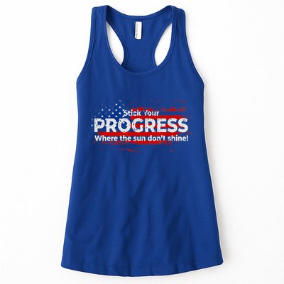 Stick Your PROGRESS Where The Sun Don't Shine Womens Tank Top