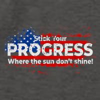 Stick Your PROGRESS Where The Sun Don't Shine Vector Backpack
