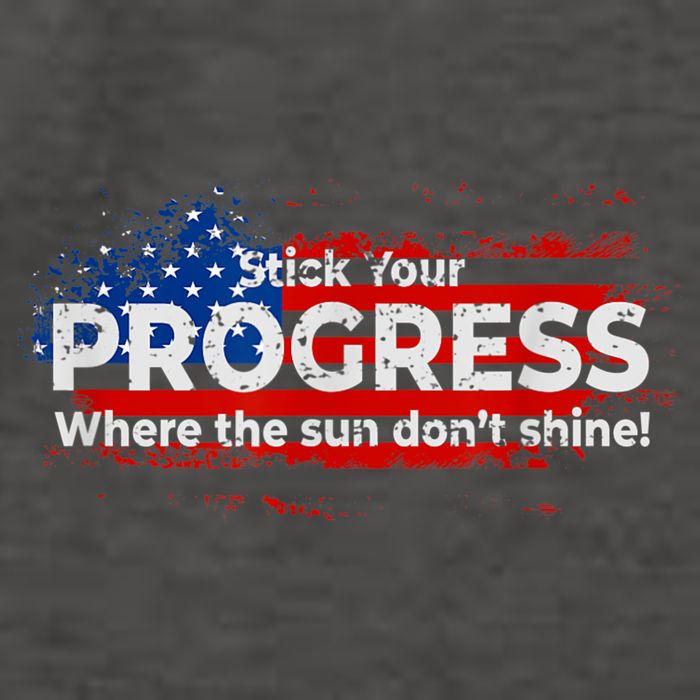 Stick Your PROGRESS Where The Sun Don't Shine Vector Backpack