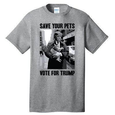 Save Your Pets Vote For Trump Us Election Funny Quote Vote Tall T-Shirt