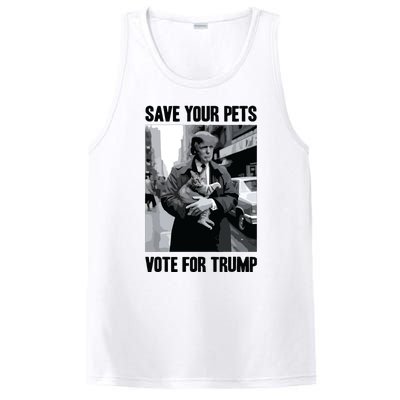 Save Your Pets Vote For Trump Us Election Funny Quote Vote PosiCharge Competitor Tank