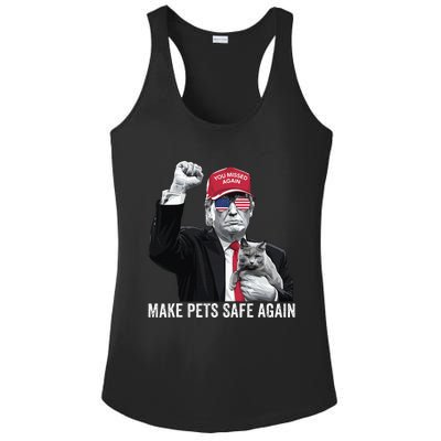 Save Your Pets Vote For Trump Us You Missed Again Ladies PosiCharge Competitor Racerback Tank