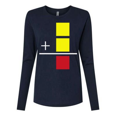 Soccer Yellow Red Card Referee Funny Sports Lovers Gifts Womens Cotton Relaxed Long Sleeve T-Shirt