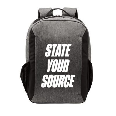 State Your Source Vector Backpack