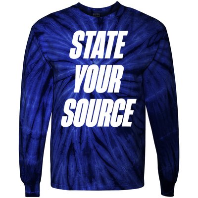 State Your Source Tie-Dye Long Sleeve Shirt