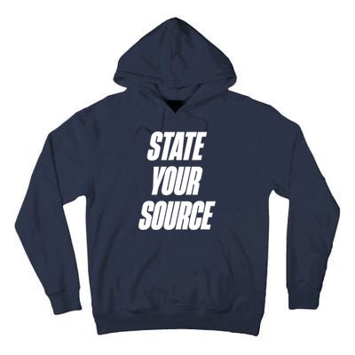 State Your Source Tall Hoodie