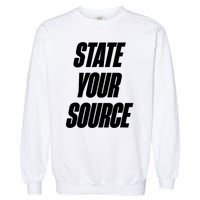 State Your Source Garment-Dyed Sweatshirt