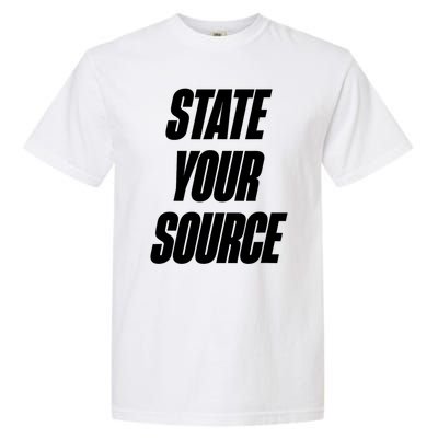 State Your Source Garment-Dyed Heavyweight T-Shirt