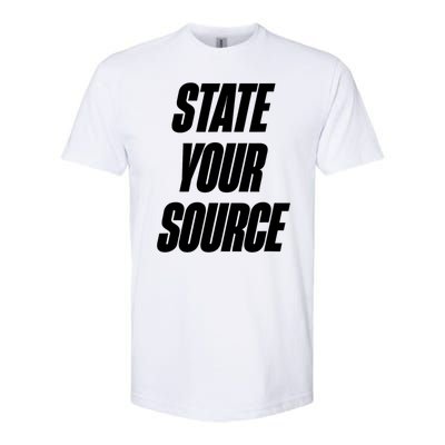 State Your Source Softstyle CVC T-Shirt