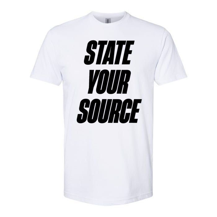 State Your Source Softstyle CVC T-Shirt