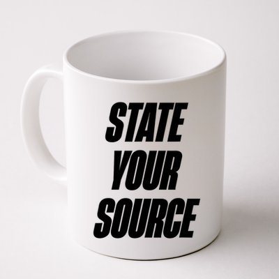 State Your Source Coffee Mug