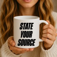 State Your Source Coffee Mug