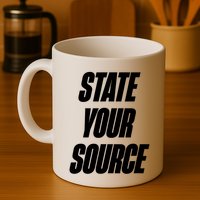 State Your Source Coffee Mug
