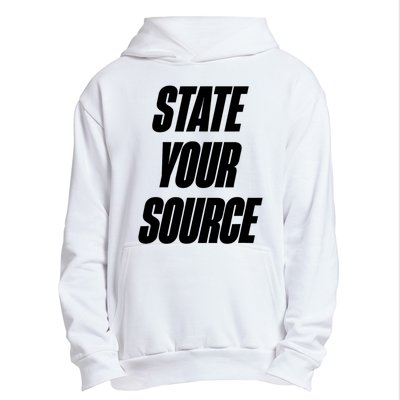 State Your Source Urban Pullover Hoodie