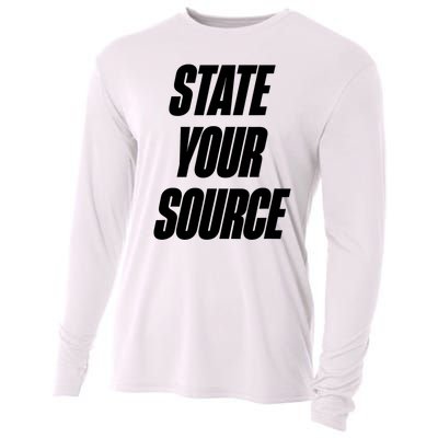 State Your Source Cooling Performance Long Sleeve Crew