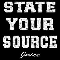 State Your Source Juice Vintage Drawstring Bag