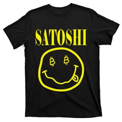 Satoshi Yellow Smile Face T-Shirt