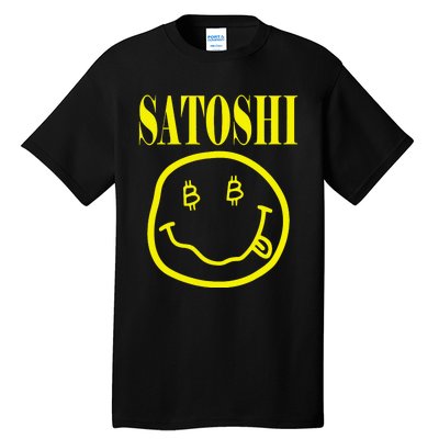 Satoshi Yellow Smile Face Tall T-Shirt