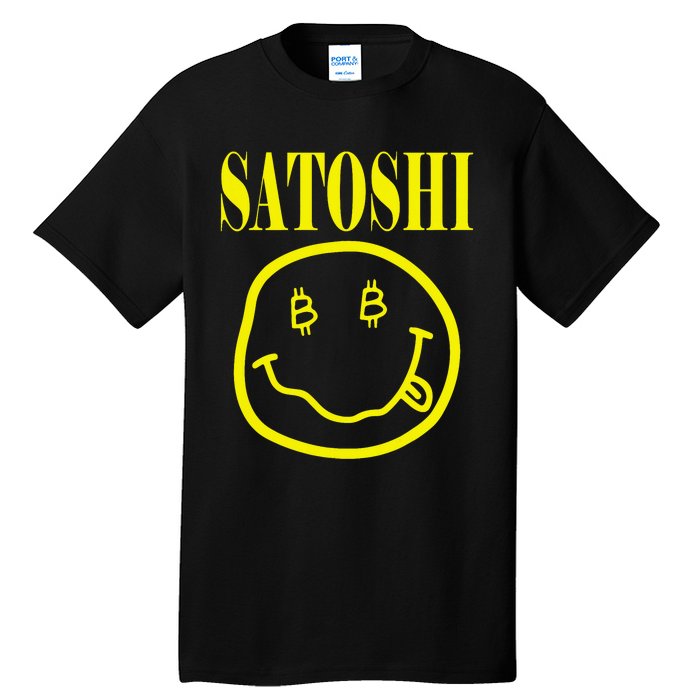 Satoshi Yellow Smile Face Tall T-Shirt