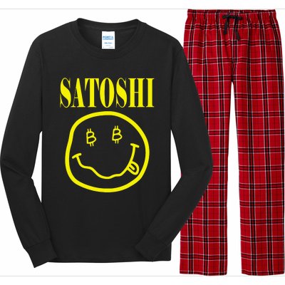 Satoshi Yellow Smile Face Long Sleeve Pajama Set