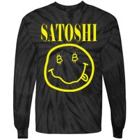 Satoshi Yellow Smile Face Tie-Dye Long Sleeve Shirt