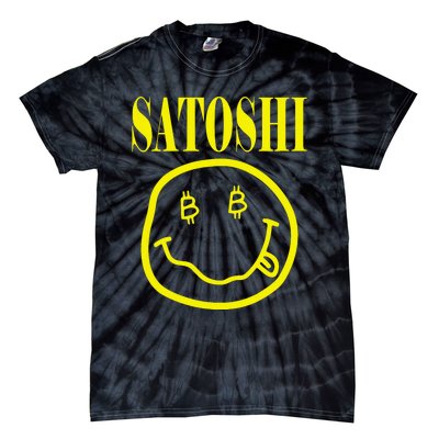 Satoshi Yellow Smile Face Tie-Dye T-Shirt