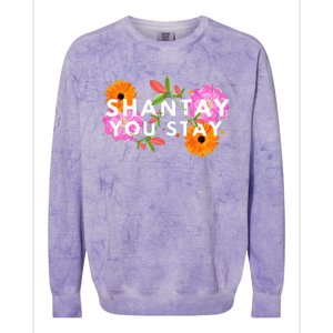 Shantay You Stay Drag Race Drag Queen Drag Lover Colorblast Crewneck Sweatshirt