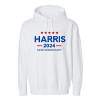 Show Your Support For Kamala Harris In The 2024 Presidential Election With This Garment-Dyed Fleece Hoodie