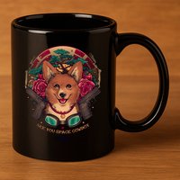 See You Space Cowboy 11oz C Handle Ceramic Mug