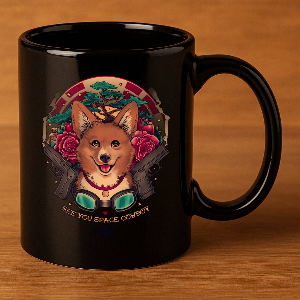 See You Space Cowboy 11oz C Handle Ceramic Mug