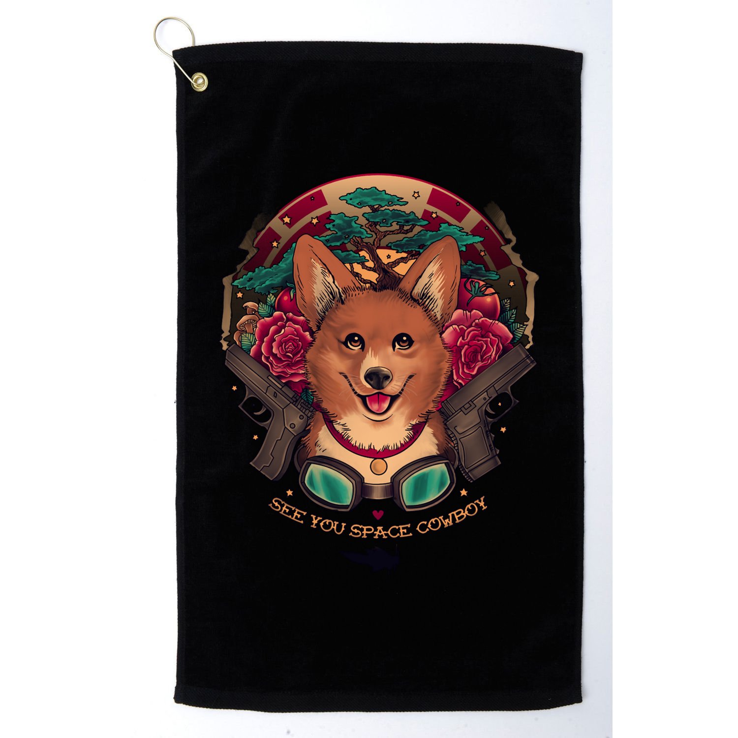 See You Space Cowboy Golf Towel