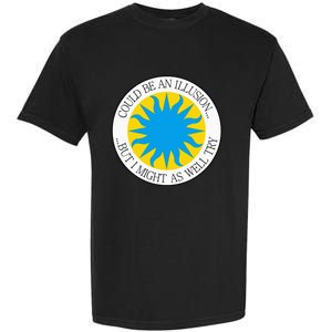 Sky Yellow Sun Blue Garment-Dyed Heavyweight T-Shirt