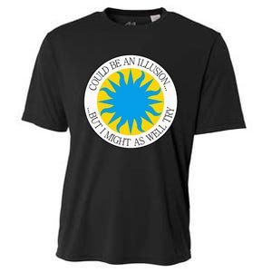 Sky Yellow Sun Blue Cooling Performance Crew T-Shirt