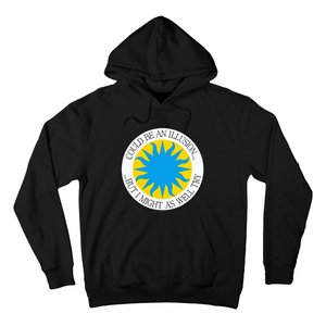 Sky Yellow Sun Blue Hoodie