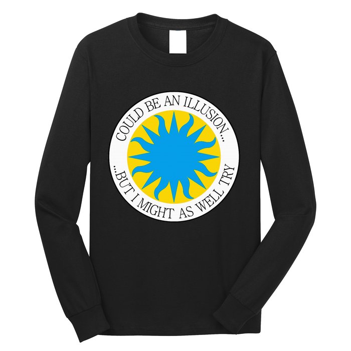 Sky Yellow Sun Blue Long Sleeve Shirt