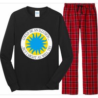 Sky Yellow Sun Blue Long Sleeve Pajama Set