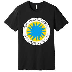 Sky Yellow Sun Blue Premium T-Shirt