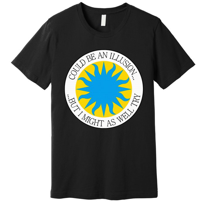 Sky Yellow Sun Blue Premium T-Shirt