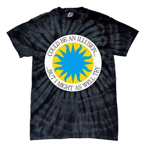 Sky Yellow Sun Blue Tie-Dye T-Shirt