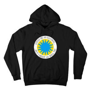 Sky Yellow Sun Blue Tall Hoodie