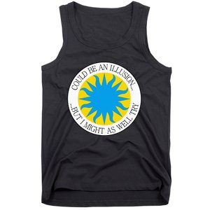 Sky Yellow Sun Blue Tank Top