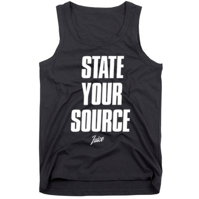 State Your Source Tank Top