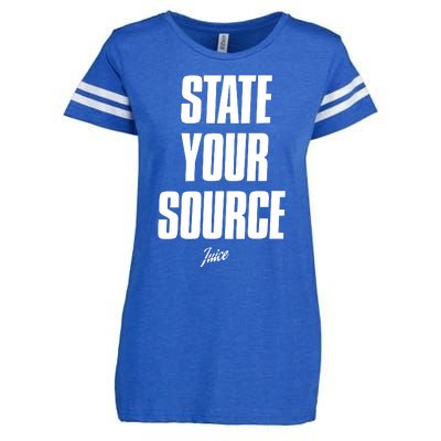 State Your Source Enza Ladies Jersey Football T-Shirt