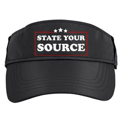 State Your Source Funny Adult Drive Performance Visor