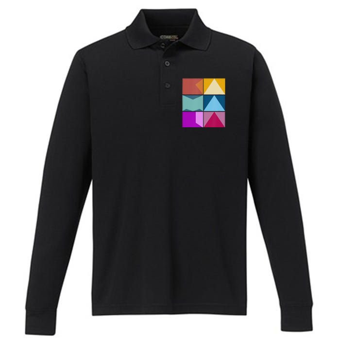 Show Your Support For Harris 2024 Gift Performance Long Sleeve Polo