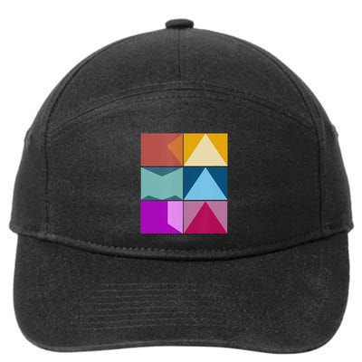 Show Your Support For Harris 2024 Gift 7-Panel Snapback Hat