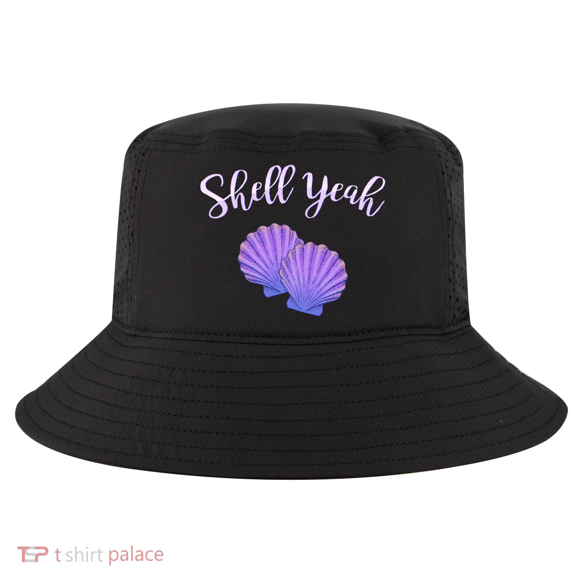 Shell Yeah Summer Vacation Beach Cute Gift Cool Comfort Performance Bucket Hat