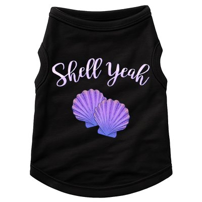 Shell Yeah Summer Vacation Beach Cute Gift Doggie Tank